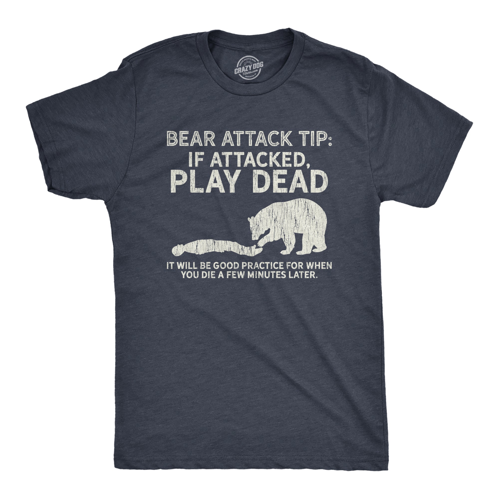 Bonmartx Bear Attack Tip Men's T Shirt